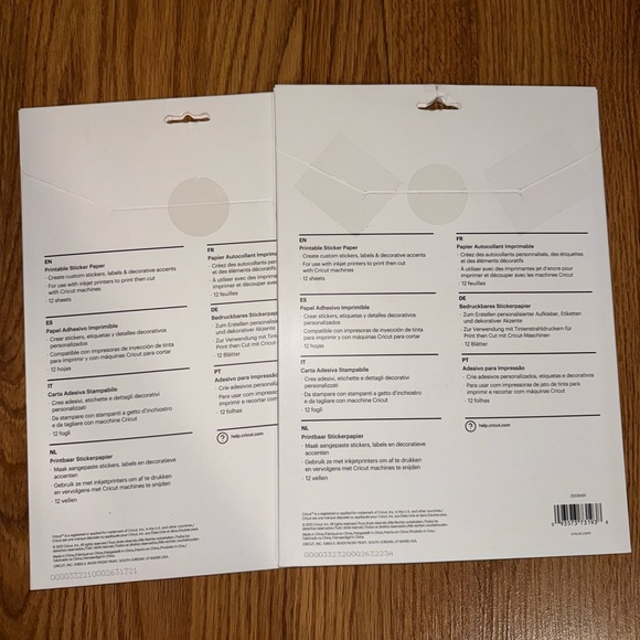 Cricut Printable Sticker Paper - Picture 2 of 2